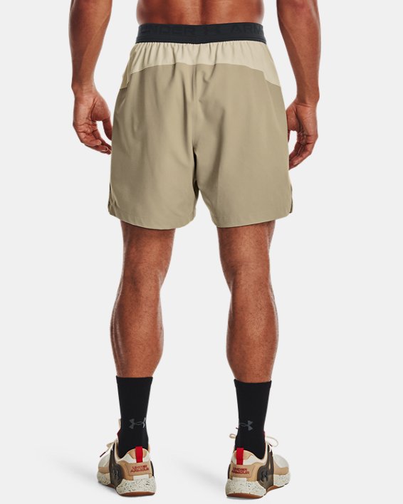 Men's UA Terrain Woven Shorts in Brown image number 1